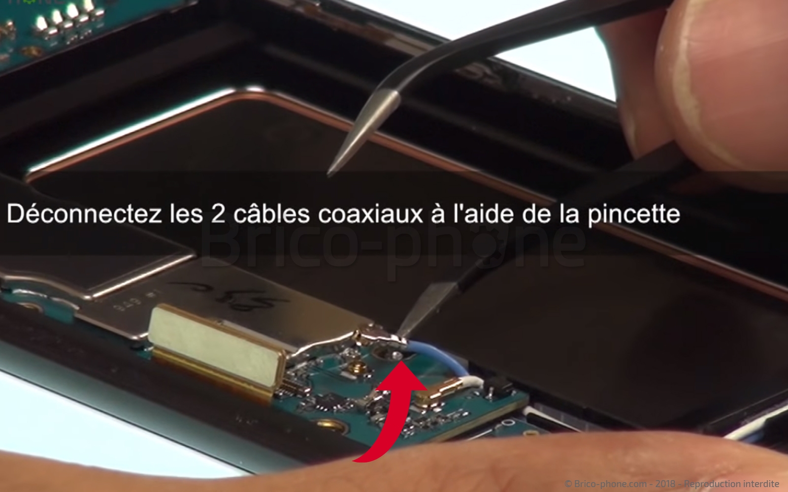 Changement d'écran (vitre+AMOLED) sur Galaxy S8 photo 1